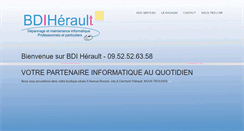 Desktop Screenshot of bdi-herault.com